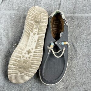 Hey Dude Women's Gray Casual Shoes